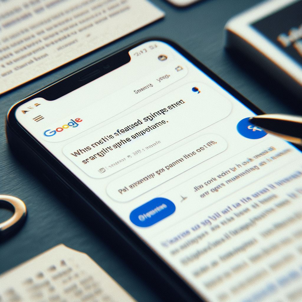 Google's featured snippet box